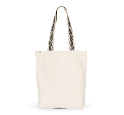 Sac shopping recyclé à fond plat