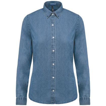 Chemise denim femme