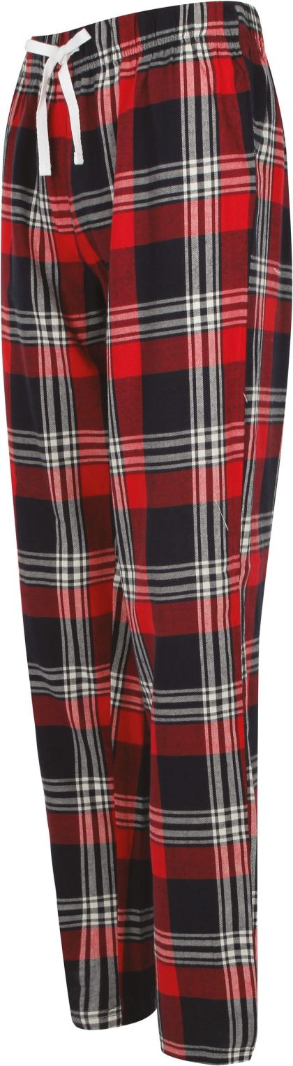 Pantalon femme à motif tartan
